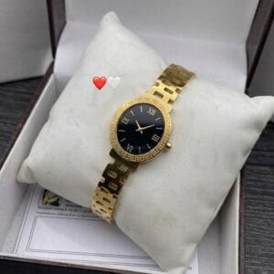 Luxury Greek Key Pattern Golden Chain Watch Design bracelet