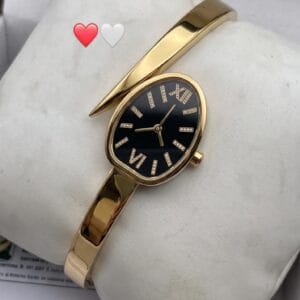 Luxury Serpenti Style Golden Bangle
